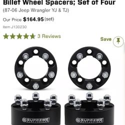 1" Wheel Spacers For Sale Like New 