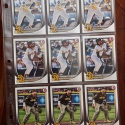 2025 Bowman Padres Merrill Tatis Machado card lot