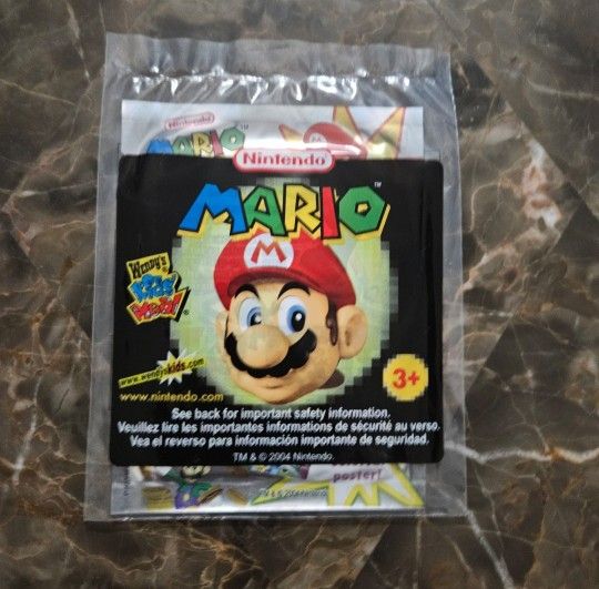 2004 Wendy's Mario's Trading Cards Sealed