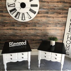 Beautiful Farmhouse Style End Tables 