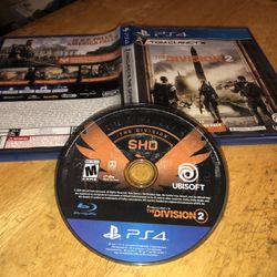 PS4 Game Tom Clancy’s The Division 2 
