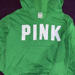 Pink Green sweat shirt