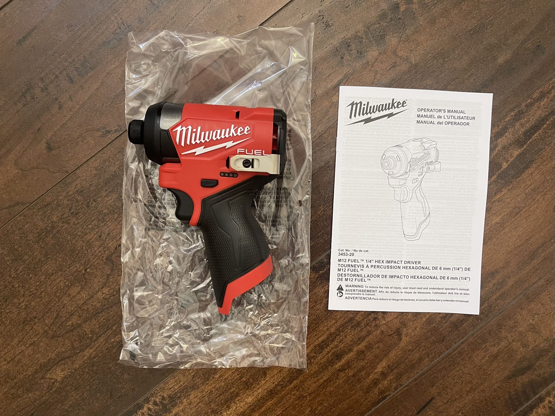 New M12 Milwaukee Fuel Impact Driver