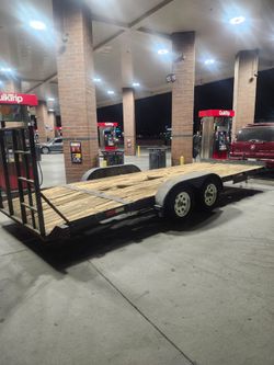 6.5x20ft dove tail trailer