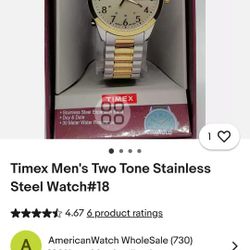 TIMEX Men Two-Tone Exclusive St Watch #18