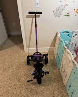 Toddler 2 in 1 tricycle (Brand New) with push handle