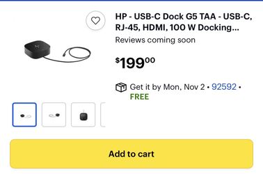 Hp USB-C Docking Station G5