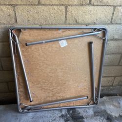 Portable Folding Table With Chairs 