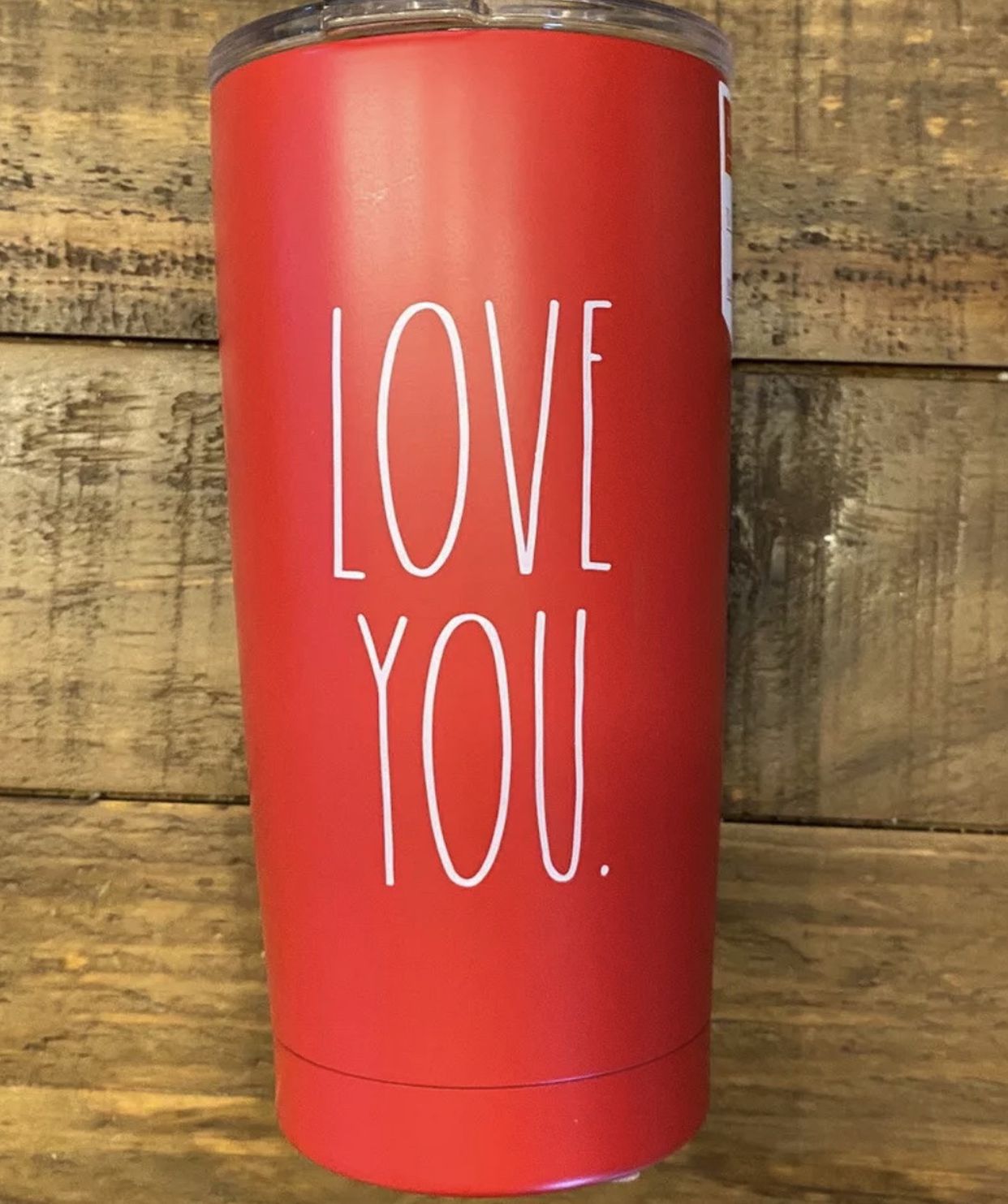 Rae Dunn Valentines Day Gift LOVE YOU Red SS Tumbler BRAND NEW 2020 VHTF