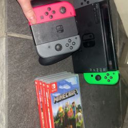 Switch with Dock and Games