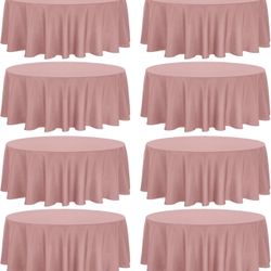 12 Round Dusty Rose Table 