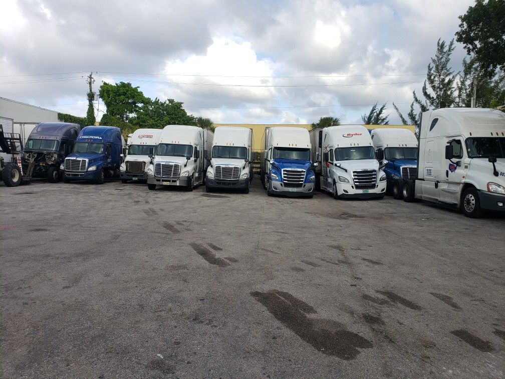 Cascadia trucks and parts for sale