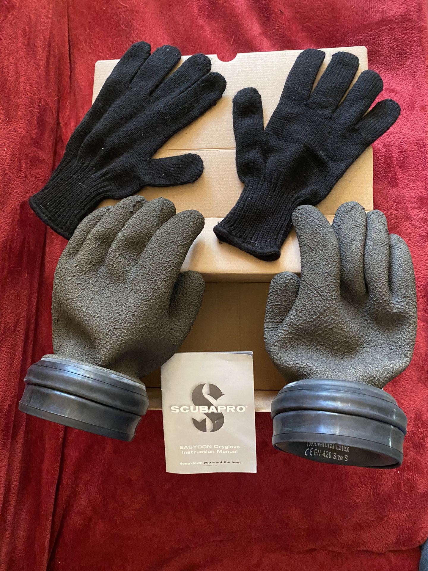 Scuba Diving Dry Gloves Small