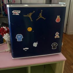 Mini Fridge Blue