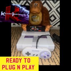SUPER NINTENDO WITH KILLER INSTINCT