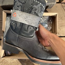 brand new work boots in box size 9