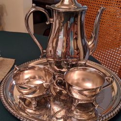 Silver tea set