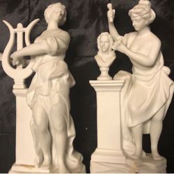 Collectible Antique Victorian Statues 14” High… Were $250… Only Asking $75