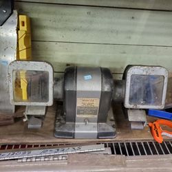 Vintage Craftsman 6" bench grinder