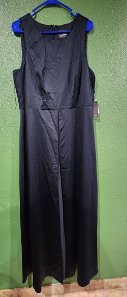 Adrianna Papell Satin Crepe Jumpsuit