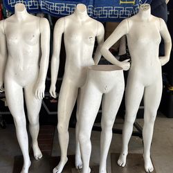 Maniquies blancos usados chicos