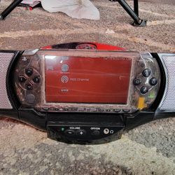 Psp +6games+6movie+ charger and speaker's accessoryes it is
