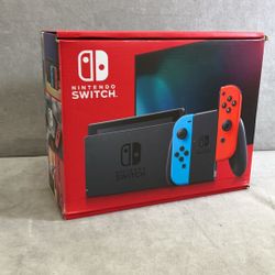 Nintendo Switch With Box And Accessories