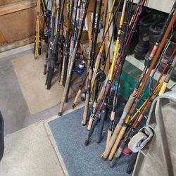 All Kinds Of Fishing Poles  And Reels,salmon And Trout 