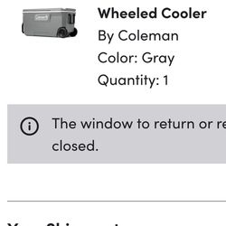 Brand New (in Box) Coleman 100 Qt Cooler (w/wheels)