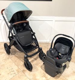 Like new Uppababy vista v3 Kenzi color and uppa baby aria 2024 car seat