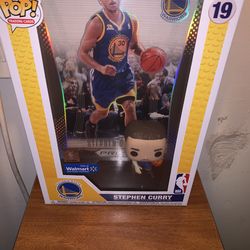 Funko pop trading covers golden state warriors Stephen curry #