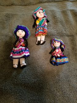 Mini Hand Made Peruvian Dolls