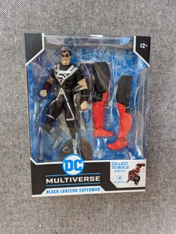 McFarlane DC Multiverse Blackest Night Black Lantern Superman Action Figure 