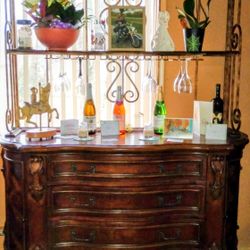 Beautiful Wine Service Cabinet