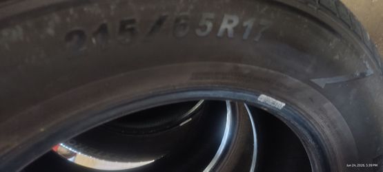 FULL SET OF 215/65/17 WHEELS AND TIRES MOUNTED AND BALANCED