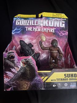 Godzilla and King Kong toy bundle (2 pc)