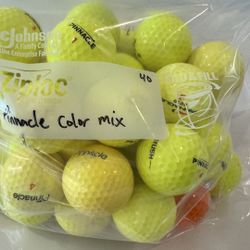 Pinnacle Color Mix Golf Balls (40 Balls)