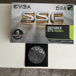 EVGA GeForce GTX 1050 Ti SSC 4GB GDDR5 Graphics Card