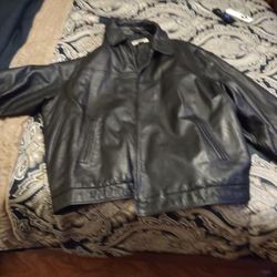 St John's Bay Leather 4xlt Jacket