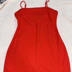 Coral Mini Dress 