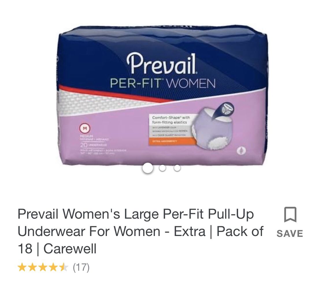 Prevail women’s large pull up underwear