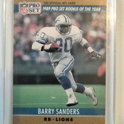 Barry Sanders  **ProSet**🔥🔥 ROOKIE🔥🔥  of The Year 