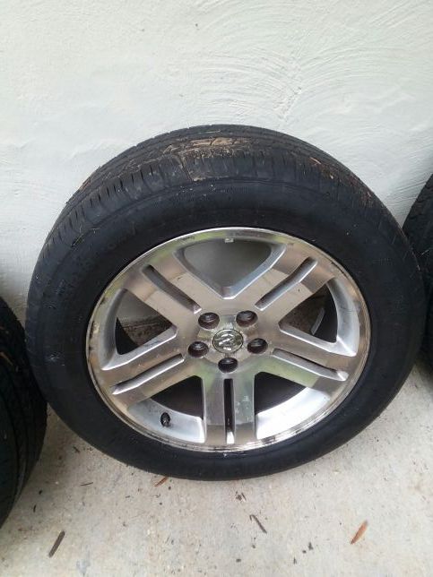 4. Dodge charger 18 inch RT rims and tires