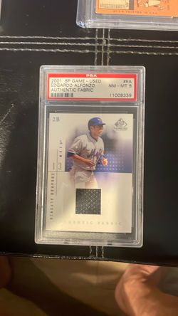 2001 SP game – used authentic fabric training card