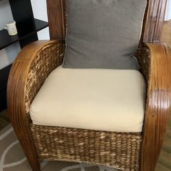 Single Seagrass Armchair early 1900's style quite comfortable
