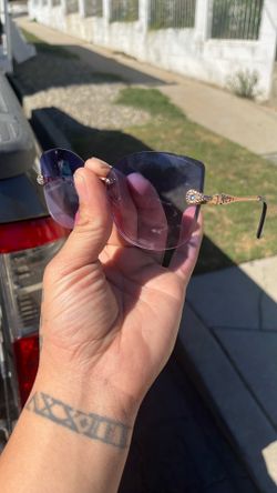 Southpole Women's Frameless Jeweled Metal Cat Eye Sunglasses 5.0 5.0 out of 5 stars (1)