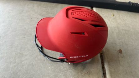 EvoShield Red Baseball Batting Helmet