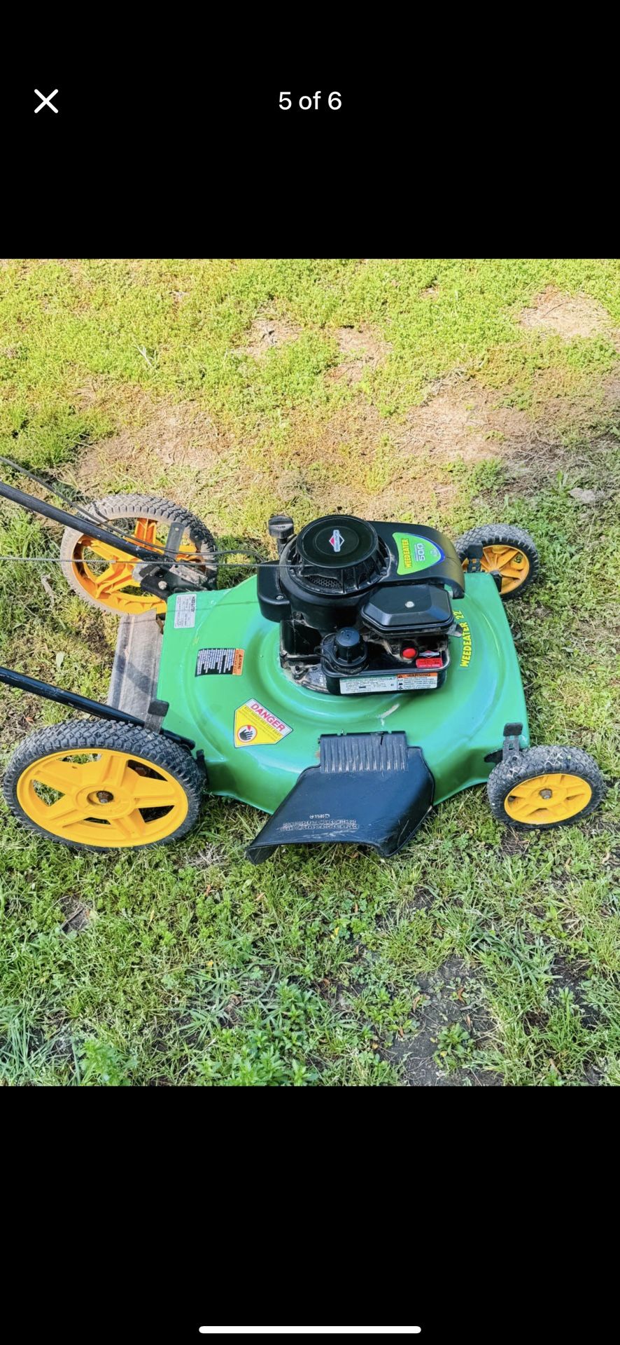 Push Mower Weed Eater