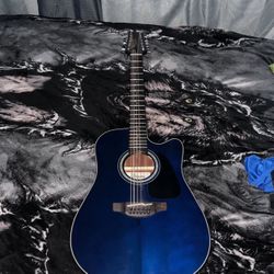 Takamine GD30 Dreadnought Acoustic Guitar – Blue Finish
