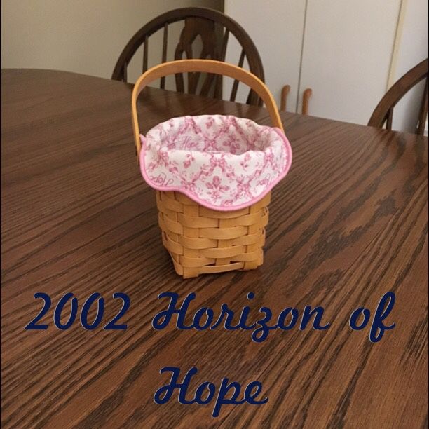 Longaberger 2002 Horizon of Hope basket